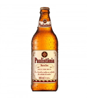 Cerveja Paulistania Marco Zero - unidade garrafa 600ml