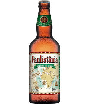 Cerveja Paulistania Caminho das Índias - unidade garrafa 500ml