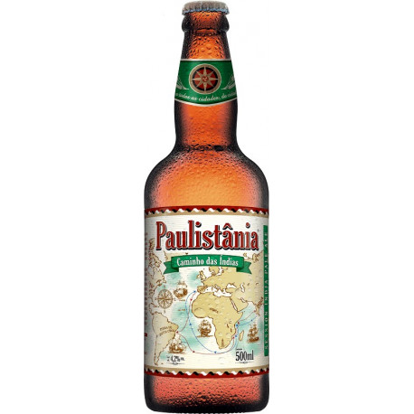 Cerveja Paulistania Caminho das Índias - unidade garrafa 500ml
