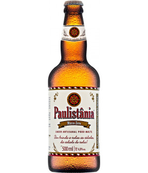 Cerveja Paulistania Marco Zero - unidade garrafa 500ml