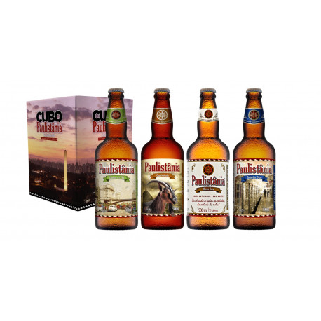 Kit Cubo Paulistânia 4grfs 500ml – MZero/Capri./V.Chá/T.Onze