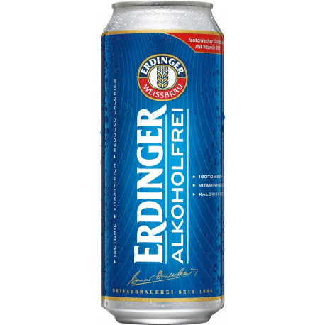 Cerv. Erdinger Alkoholfrei - unid lt 500ml (sem álcool)