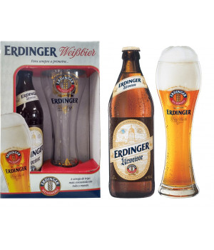 Kit Erdinger Urweisse- 1grf 500ml+1copo500ml