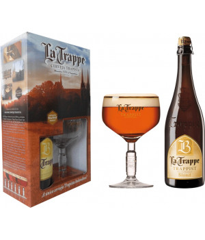 Kit La Trappe Blond - 1 grf 750ml+1taça250ml