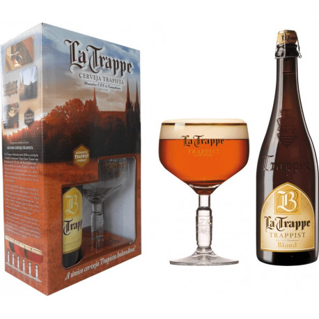 Kit La Trappe Blond - 1 grf 750ml+1taça250ml