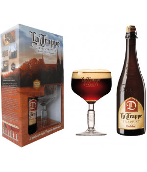 Kit La Trappe Dubbel - 1 grf 750ml+1taça250ml
