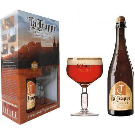 Kit La Trappe Trippel - 1 grf 750ml+1taça250ml