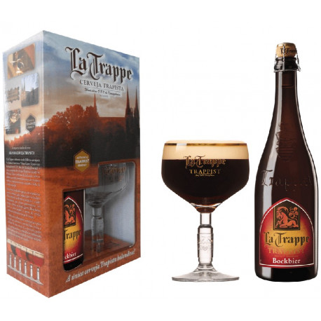 Kit La Trappe Bock - 1 grf 750ml+1taça250ml