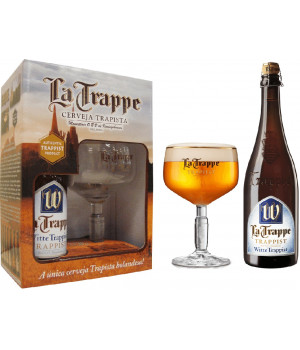 Kit La Trappe Witte - 1 grf 750ml+1taça250ml