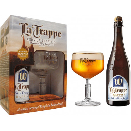 Kit La Trappe Witte - 1 grf 750ml+1taça250ml