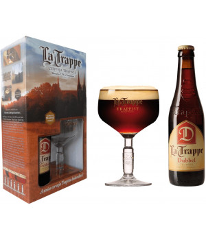Kit La Trappe Dubbel - 1 grf 330ml+1taça250ml