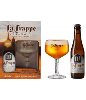 Kit La Trappe Witte - 1 grf 330ml+1taça250m