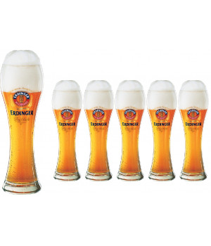 Copo Erdinger - cx 6unids 500ml