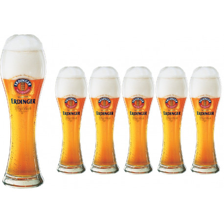Copo Erdinger - cx 6unids 500ml