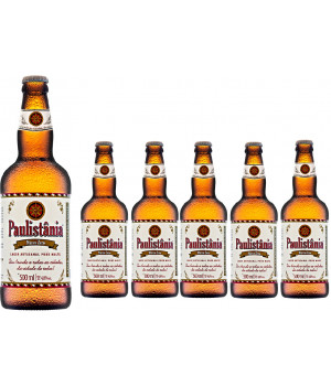 Cerveja Paulistania Marco Zero - caixa com 6 garrafasx500 ml