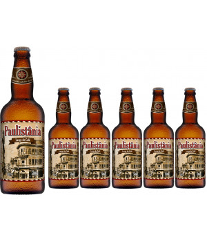 Cerveja Paulistania Largo do Café - caixa com 6 garrafasx500 ml