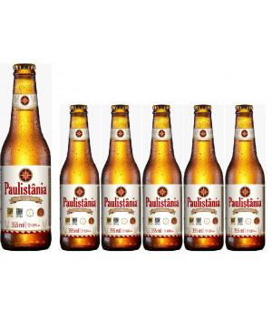 CX Cerv. Paulistânia Marco Zero - cx 6 longnecks 355ml