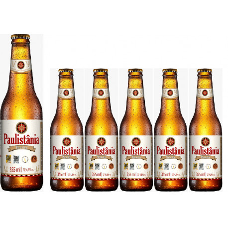 CX Cerv. Paulistânia Marco Zero - cx 6 longnecks 355ml