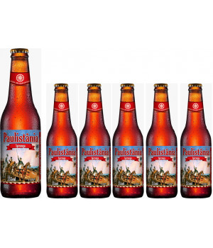 CX Cerv. Paulistânia Ipiranga - cx 6 longnecks 355ml