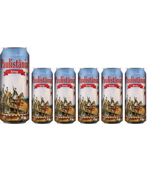CX Cerv. Paulistânia Ipiranga - pack 6 Latas de 473ml