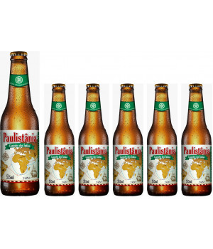 CX Cerv. Paulistânia Caminho das Índias - cx 6 longnecks 355ml