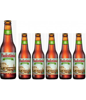 CX Cerv. Paulistânia Viaduto do Chá - cx 6 longnecks 355ml