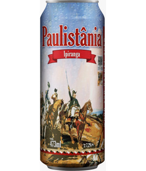 Cerv. Cerveja Paulistânia Ipiranga - unid. lata 472ml