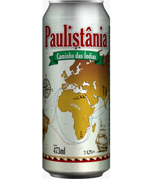 Cerv. Cerveja Paulistânia Caminho das Índias - Unid. Lata 472ml