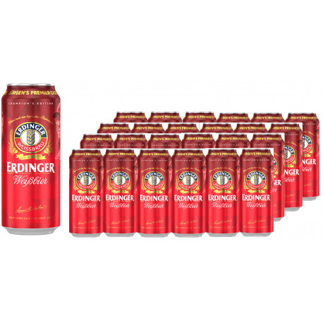 CX Erdinger - Edição Limitada Jürgen Klopp - pack 24 Latas 500ml