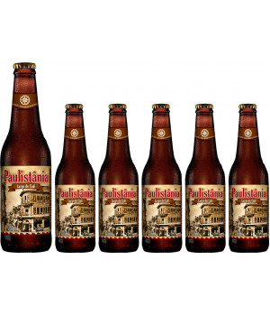 CX Cerv. Paulistânia Largo do Café - cx 6 longnecks 355ml