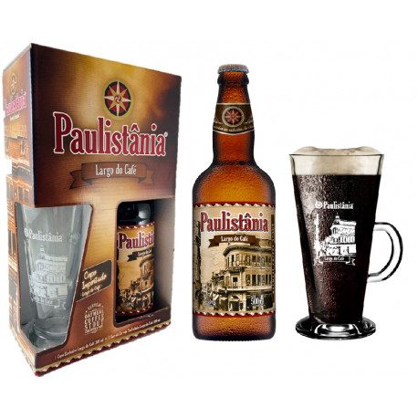 Kit Paulistania Largo do Café - 1 garrafa 500ml + 1 Caneca 360 ml