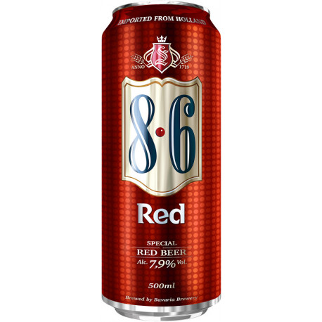 Cerv. 8.6 RED - Unid. Lata 500ml