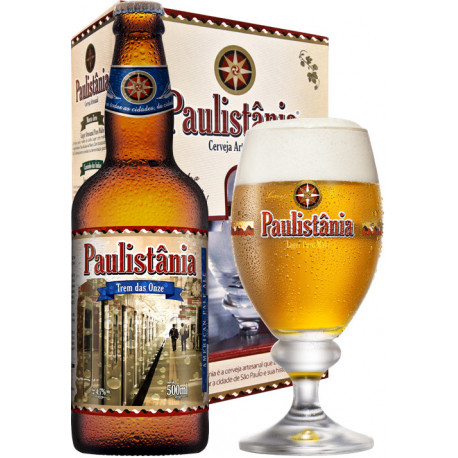 Kit Paulistânia Trem das Onze - 1grf 500ml+1taça 300ml